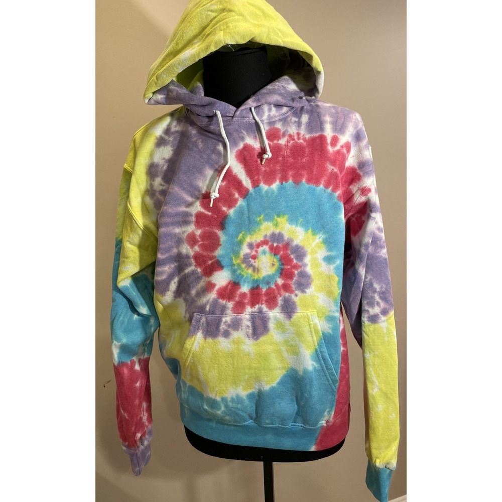 Artist Union Clothing Co. Tie Dye Multicolor‎ Hoodie Men's Size Medium